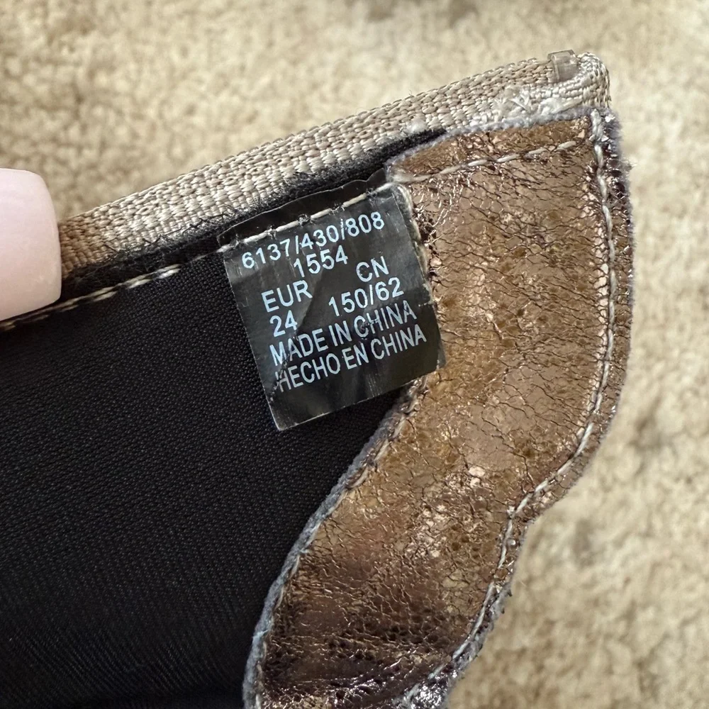 Zara Silver Cowboy Boots